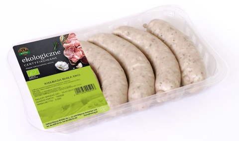 KIEŁBASA BIAŁA BIO (6 szt.) 485 g - WASĄG (NA ZAMÓWIENIE)