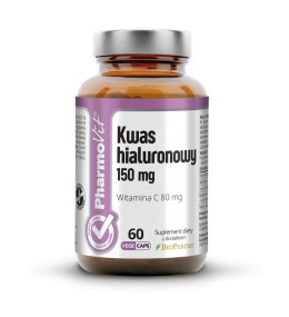 KWAS HIALURONOWY (150 mg) BEZGLUTENOWY 60 KAPSUŁEK - PHARMOVIT (CLEAN LABEL)