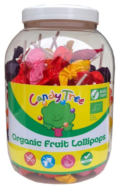 LIZAKI OKRĄGŁE MIX BEZGLUTENOWE BIO 10 g (SŁOIK) - CANDY TREE