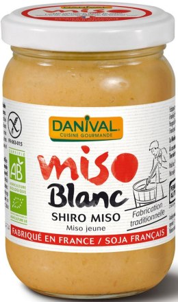 MISO SHIRO BIAŁE (PASTA Z RYŻU I SOI) BEZGLUTENOWE BIO 200 g - DANIVAL