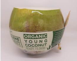 KOKOS MŁODY BIO ZE SŁOMKĄ (około 0,80 kg) - GENUINE COCONUT