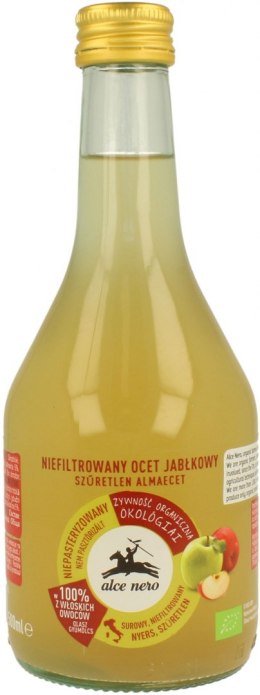 OCET JABŁKOWY 5 % NIEFILTROWANY BIO 500 ml - ALCE NERO