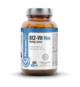 WITAMINA B12 (100 µg) BEZGLUTENOWA 60 KAPSUŁEK - PHARMOVIT (CLEAN LABEL)