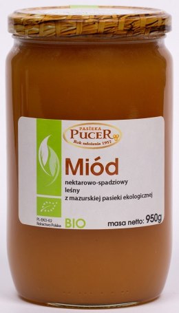 MIÓD NEKTAROWO - SPADZIOWY LEŚNY BIO 950 g - PASIEKA PUCER