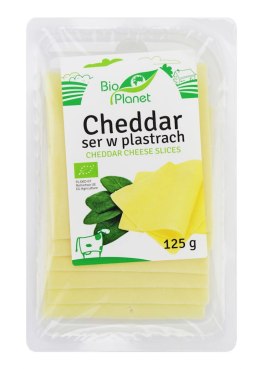 SER CHEDDAR W PLASTRACH BIO 125 g - BIO PLANET