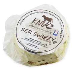 SER Z KOZIERADKĄ ŚWIEŻY BIO (około 0,35 kg) - EKO KNIAŹ (NA ZAMÓWIENIE)