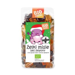 ŻELKI MISIE BEZ ŻELATYNY BEZGLUTENOWE BIO 500 g - BIOMINKI (EDYCJA ŚWIĄTECZNA)(PRODUKT SEZONOWY)