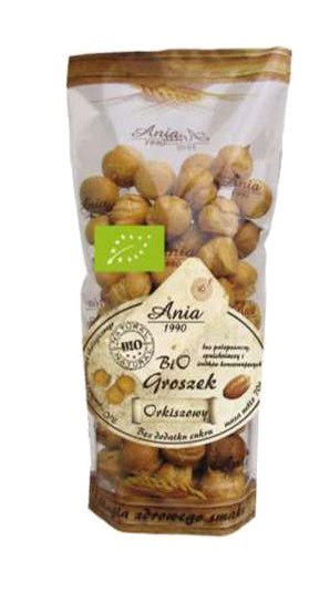 GROSZEK PTYSIOWY ORKISZOWY BEZ DODATKU CUKRÓW BIO 70 g - BIO ANIA