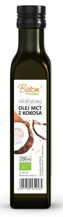 OLEJ KOKOSOWY MCT KETO BIO 250 ml - BATOM