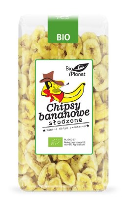 CHIPSY BANANOWE SŁODZONE BIO 350 g - BIO PLANET