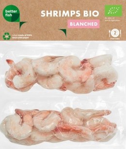 KREWETKI BIAŁE BLANSZOWANE MROŻONE BIO 160 g - BETTER FISH