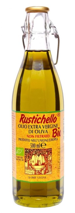 OLIWA Z OLIWEK EXTRA VIRGIN NIEFILTROWANA BIO 500 ml - RUSTICHELLO