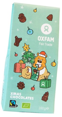 PRALINY CZEKOLADOWE - MIX ŚWIĄTECZNY FAIR TRADE BIO 160 g - OXFAM (PRODUKT SEZONOWY)