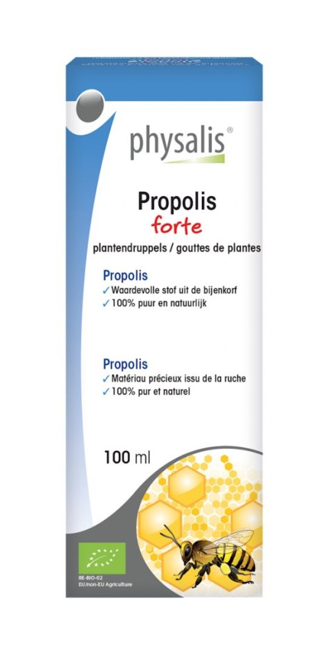 PROPOLIS FORTE EKSTRAKT W KROPLACH BIO 100 ml - PHYSALIS