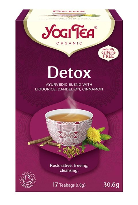 HERBATKA DETOX BIO (17 x 1,8 g) 30,6 g - YOGI TEA
