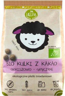 KULKI ORKISZOWO - GRYCZANE Z KAKAO BEZ DODATKU CUKRÓW BIO 160 g - HELPA