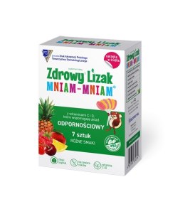 LIZAKI MIX SMAKÓW Z WITAMINAMI NA ODPORNOŚĆ BEZGLUTENOWY (7 szt.) 42 g - MNIAM MNIAM STARPHARMA