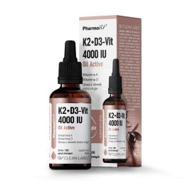 WITAMINA K2 + D3 W KROPLACH BEZGLUTENOWE 30 ml - PHARMOVIT (CLEAN LABEL)