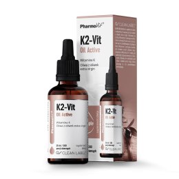 WITAMINA K2 W KROPLACH (75 µg) BEZGLUTENOWA 30 ml - PHARMOVIT (CLEAN LABEL)