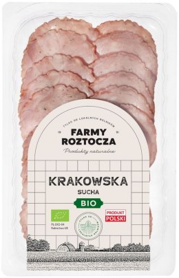 KIEŁBASA KRAKOWSKA SUCHA PLASTRY BIO 80 g - FARMY ROZTOCZA (NA ZAMÓWIENIE)