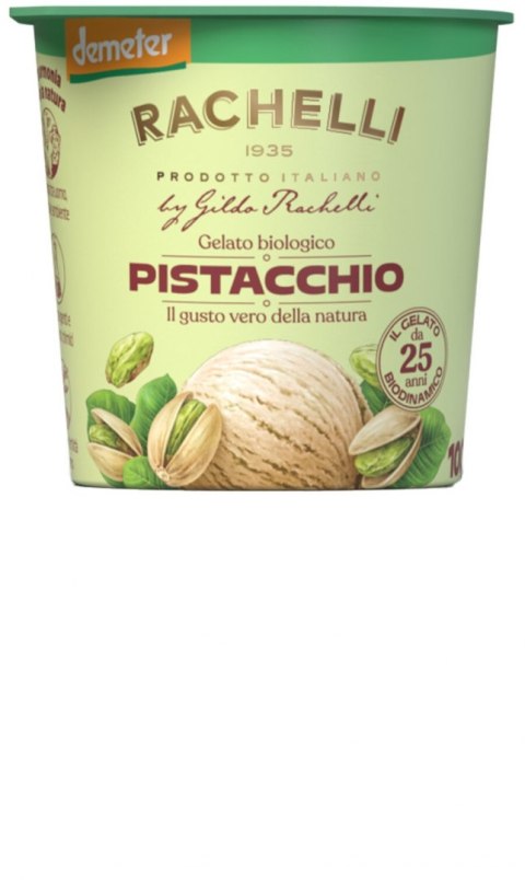 LODY PISTACJOWE DEMETER BEZGLUTENOWE BIO 125 ml - RACHELLI ICE CREAM