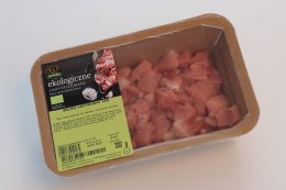 MIĘSO GULASZOWE WIEPRZOWE SUROWE BIO 300 g - WASĄG (NA ZAMÓWIENIE)