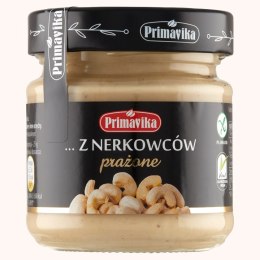 KREM Z PRAŻONYCH ORZECHÓW NERKOWCA BEZGLUTENOWY 185 g - PRIMAVIKA