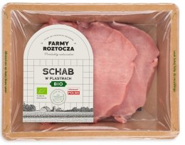 SCHAB KROJONY SUROWY BIO 300 g - FARMY ROZTOCZA (NA ZAMÓWIENIE)