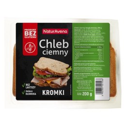 CHLEB CIEMNY BEZGLUTENOWY 200 g - NATURAVENA