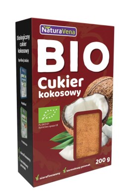 CUKIER KOKOSOWY BIO 200 g - NATURAVENA