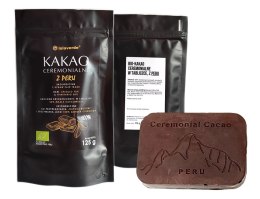 KAKAO CEREMONIALNE TABLICZKA BIO 125 g - ISLAVERDE (SEGURA)