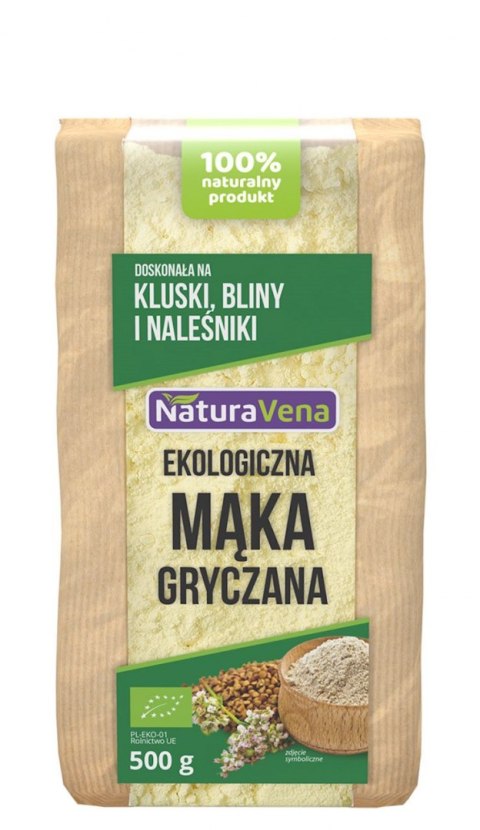 MĄKA GRYCZANA JASNA BIO 500 g - NATURAVENA