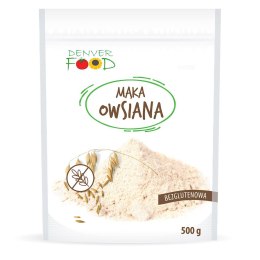 MĄKA OWSIANA BEZGLUTENOWA 500 g - DENVER FOOD