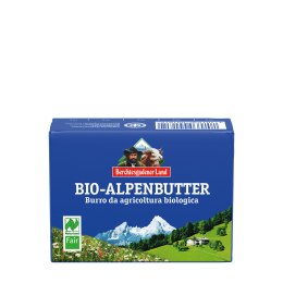 MASŁO ALPEJSKIE KOSTKA (82 % TŁUSZCZU) BIO 250 g - BERCHTESGADENER LAND