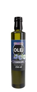 OLEJ Z CZARNUSZKI TŁOCZONY NA ZIMNO 250 ml - NATURAVENA