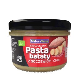 PASTA Z SOCZEWICY I BATATÓW Z CHILI BIO 185 g - NATURAVENA