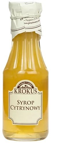 SYROP CYTRYNOWY BEZGLUTENOWY 355 g (280 ml) - KROKUS