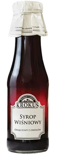 SYROP WIŚNIOWY BEZGLUTENOWY 355 g (280 ml) - KROKUS