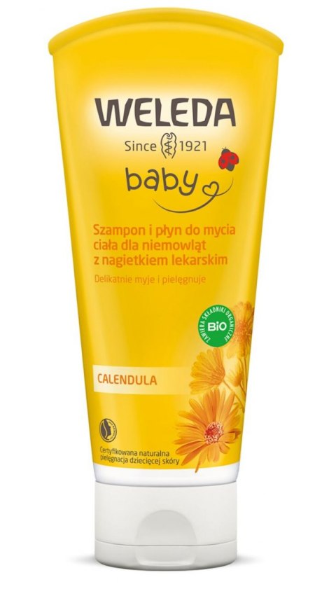 SZAMPON I PŁYN DO MYCIA DLA NIEMOWLĄT ECO 200 ml - WELEDA (BABY)