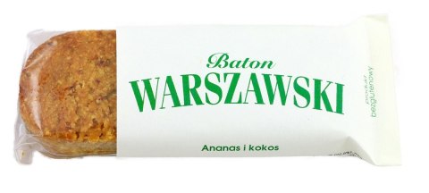 BATON ANANAS I KOKOS BEZGLUTENOWY 50 g - WARSZAWSKI
