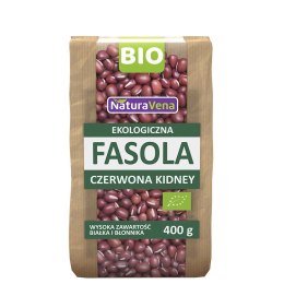 FASOLKA CZERWONA KIDNEY BIO 400 g - NATURAVENA