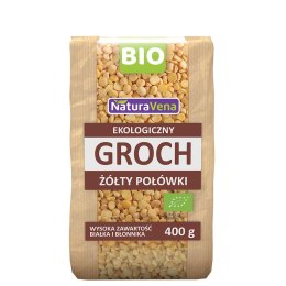 GROCH ŻÓŁTY BIO 400 g - NATURAVENA