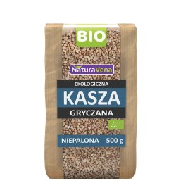 KASZA GRYCZANA NIEPALONA BEZGLUTENOWA BIO 500 g - NATURAVENA