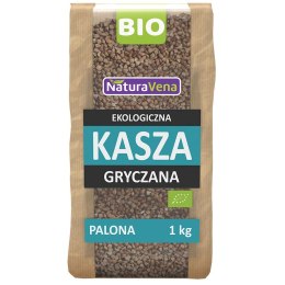 KASZA GRYCZANA PALONA BIO 1 kg - NATURAVENA