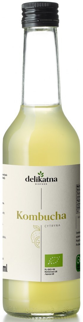 KOMBUCHA CYTRYNOWA BIO 270 ml - DELIKATNA