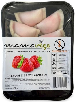 PIEROGI Z TRUSKAWKAMI BEZGLUTENOWE 275 g - MAMA VEGE