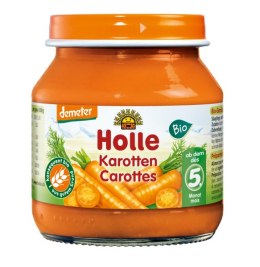 MARCHEW BEZ DODATKU CUKRÓW BEZGLUTENOWA OD 5 MIESIĄCA DEMETER BIO 125 g (SŁOIK) - HOLLE