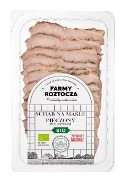 SCHAB NA MAŚLE PIECZONY PLASTRY BIO 100 g - FARMY ROZTOCZA (NA ZAMÓWIENIE)