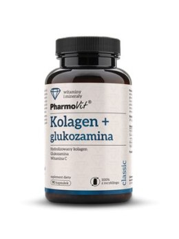 KOLAGEN + GLUKOZAMINA BEZGLUTENOWE 90 KAPSUŁEK - PHARMOVIT (CLASSIC)