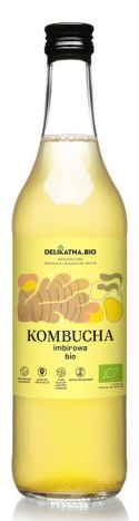 KOMBUCHA IMBIROWA BIO 500 ml - DELIKATNA